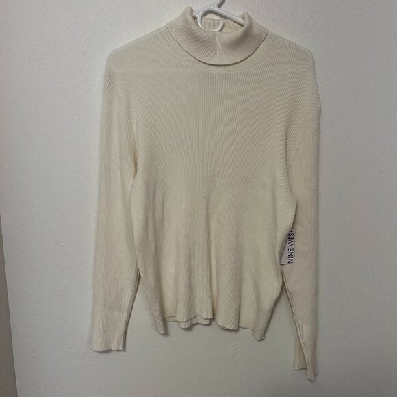 Nine West Sweater White Size XXL NWT - Picture 1 of 4